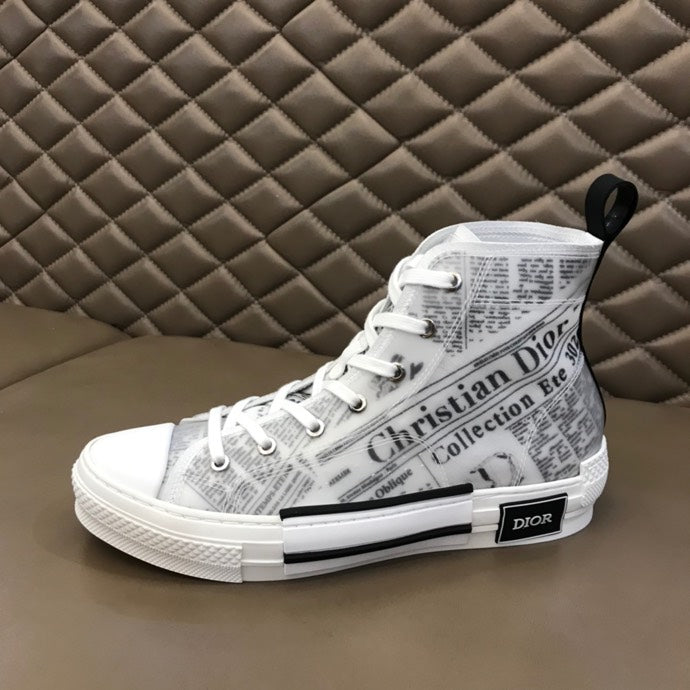 Christian Dior B23 Newspaper HIGH-TOP SNEAKER