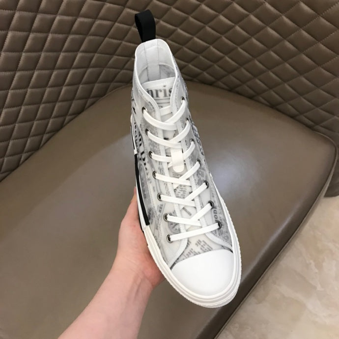 Christian Dior B23 Newspaper HIGH-TOP SNEAKER