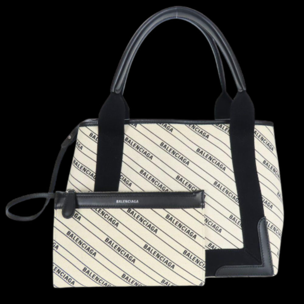 Beige Canvas Balenciaga Cabas