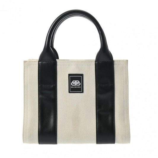 Beige Canvas Balenciaga Tote