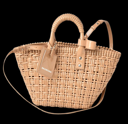 Beige Canvas Balenciaga Handbag