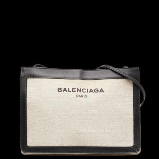 Beige Canvas Balenciaga Crossbody Bag