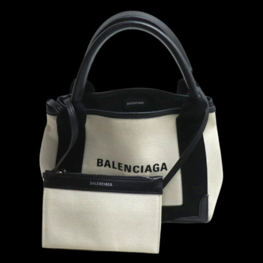 Beige Cotton Balenciaga Cabas