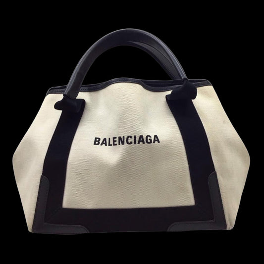 Beige Leather Balenciaga Cabas