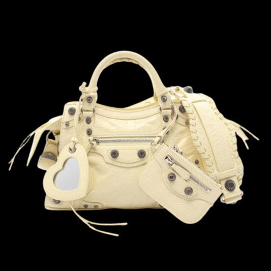 Beige Leather Balenciaga Handbag