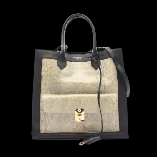 Beige Leather Balenciaga Handbag