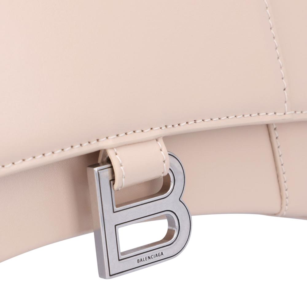 Beige Leather Balenciaga Hourglass