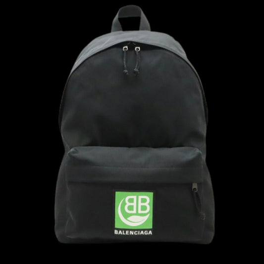 Black Canvas Balenciaga Backpack