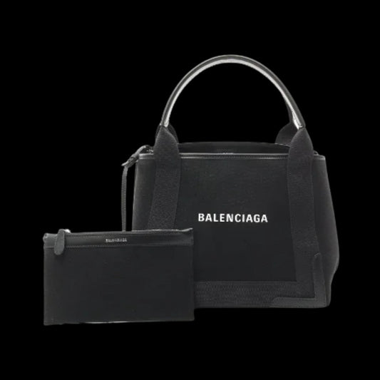 Black Canvas Balenciaga Cabas