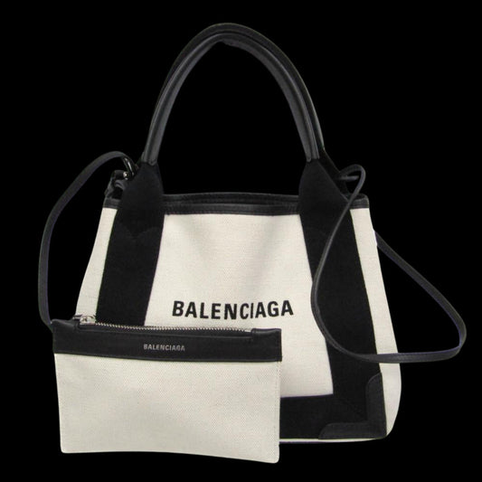 Black Canvas Balenciaga Cabas