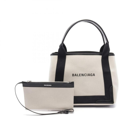 Black Canvas Balenciaga Cabas