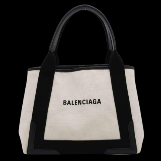 Black Canvas Balenciaga Cabas