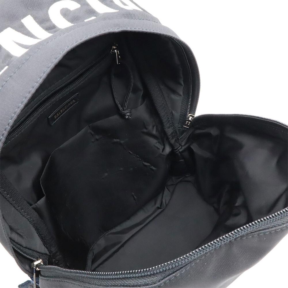 Black Canvas Balenciaga Backpack