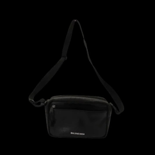 Black Fabric Balenciaga Crossbody Bag