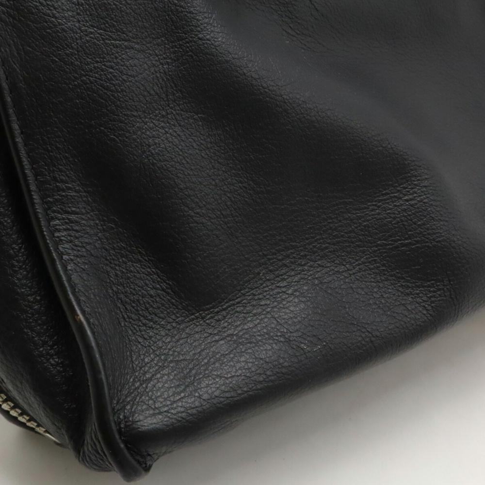 Black Leather Balenciaga Shoulder Bag