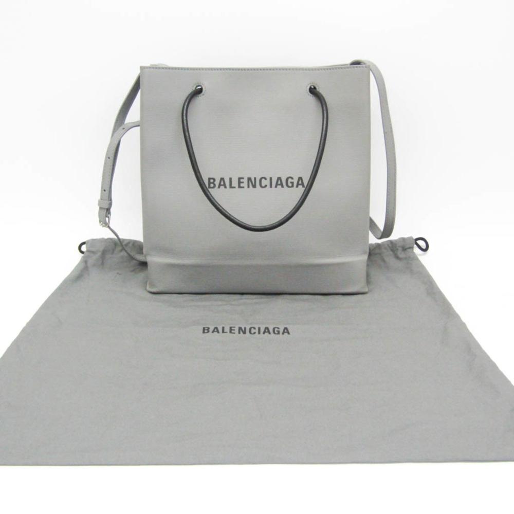Black Leather Balenciaga Shoulder Bag