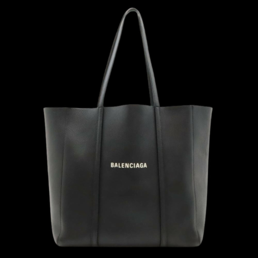 Black Leather Balenciaga Shoulder Bag