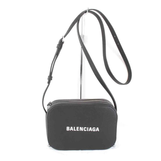 Black Leather Balenciaga Shoulder Bag