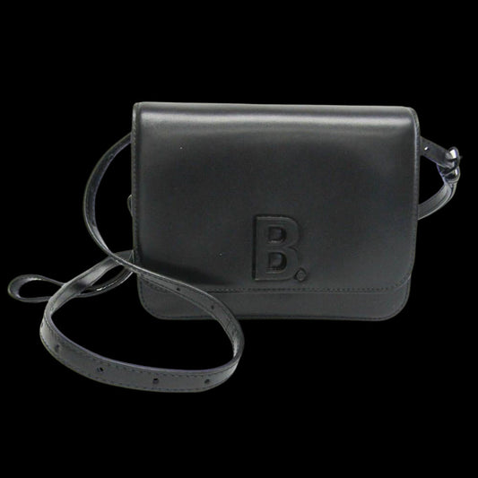 Black Leather Balenciaga Shoulder Bag