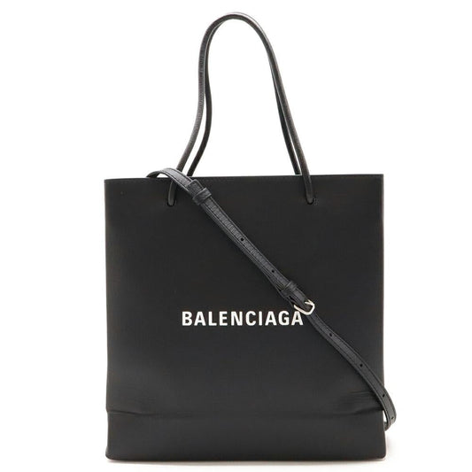 Black Leather Balenciaga Shoulder Bag