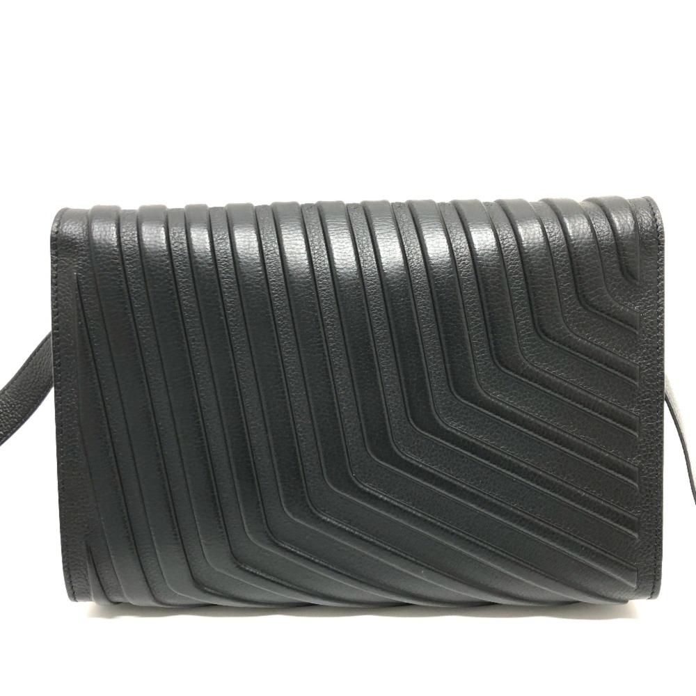 Black Leather Balenciaga Shoulder Bag