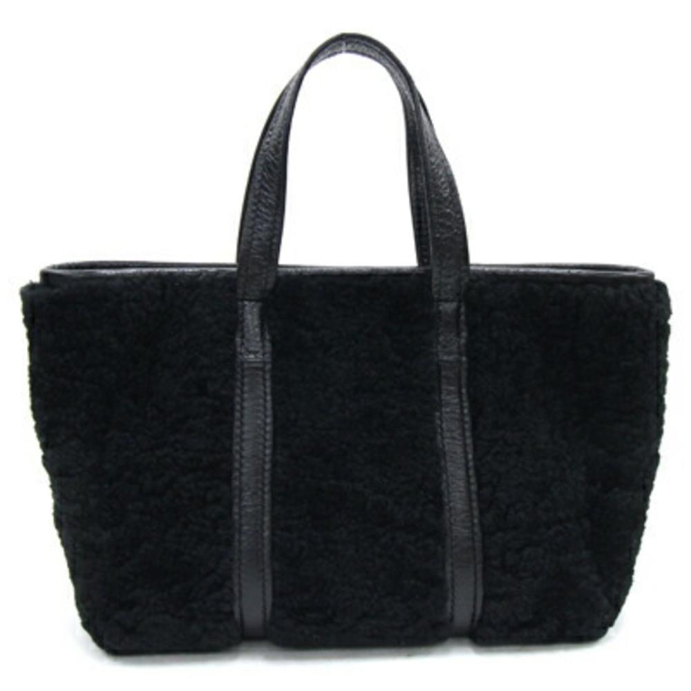 Black Leather Balenciaga Handbag