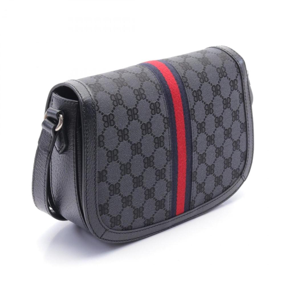 Black Leather Balenciaga Shoulder Bag