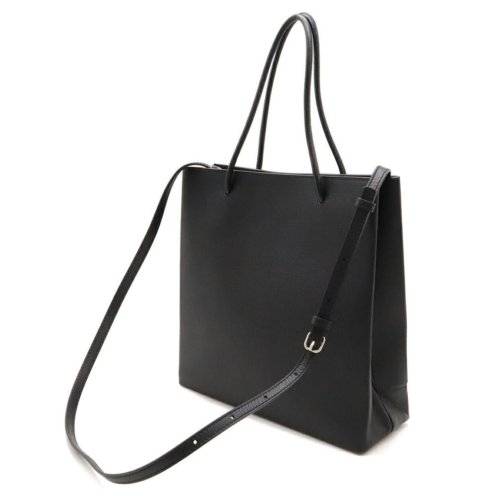Black Leather Balenciaga Shoulder Bag