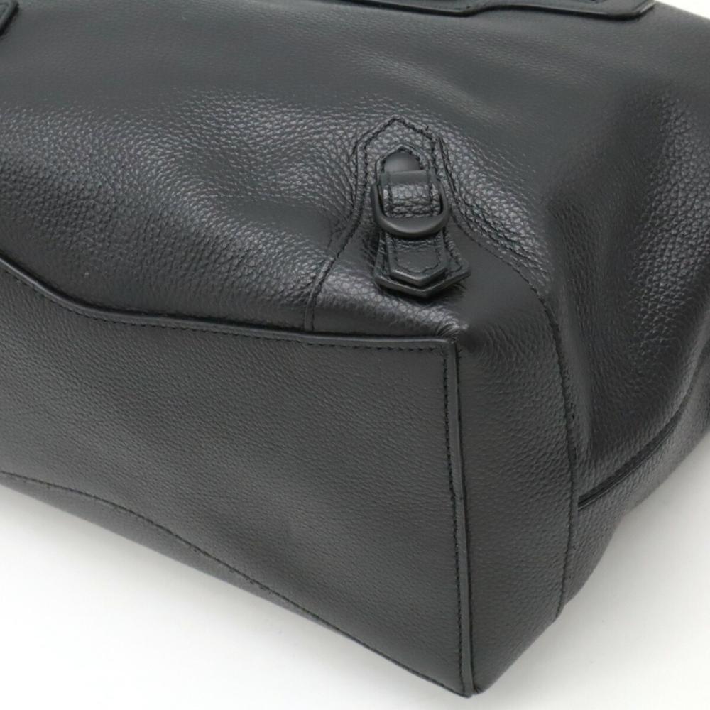 Black Leather Balenciaga Shoulder Bag