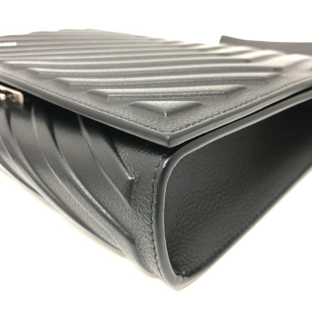 Black Leather Balenciaga Shoulder Bag