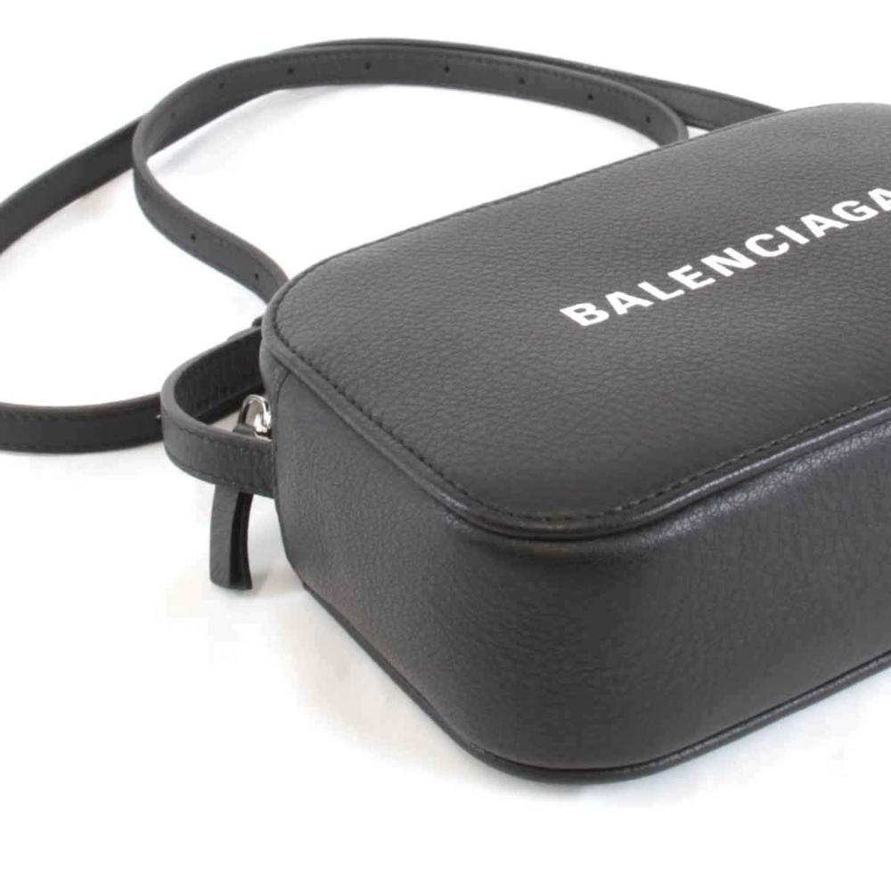 Black Leather Balenciaga Shoulder Bag