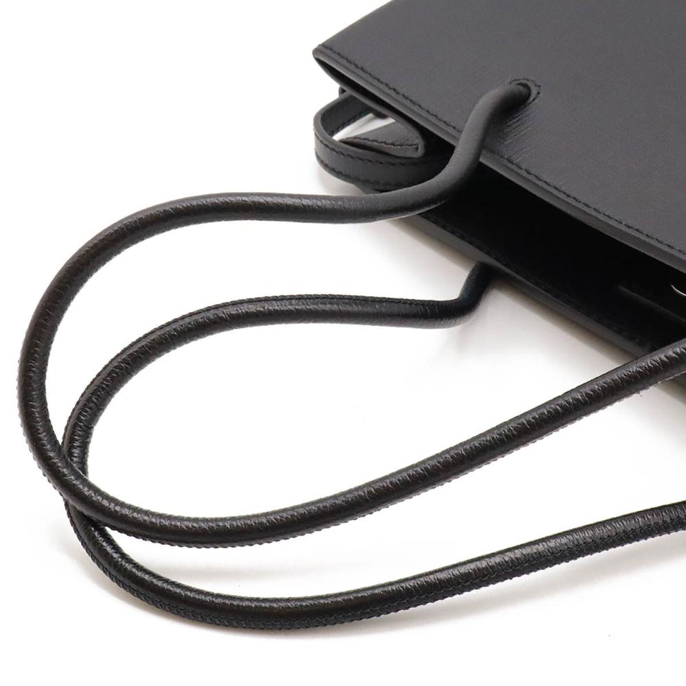 Black Leather Balenciaga Shoulder Bag