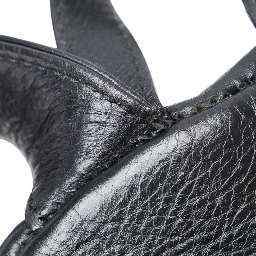 Black Leather Balenciaga Backpack