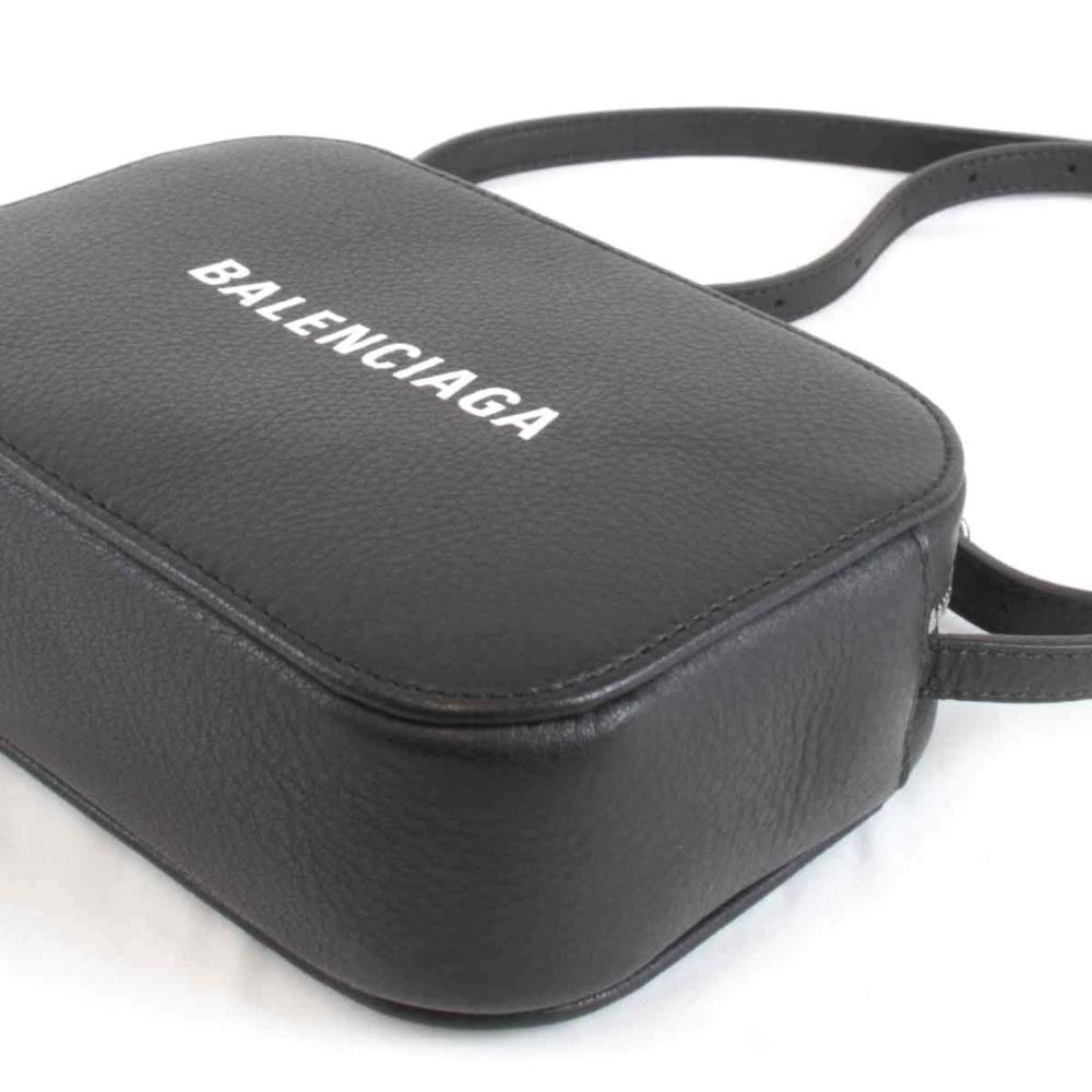Black Leather Balenciaga Shoulder Bag
