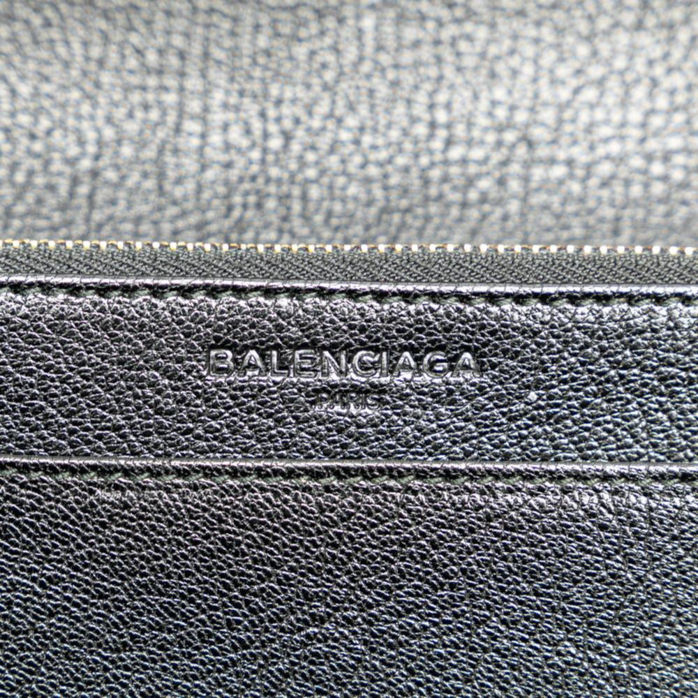 Black Leather Balenciaga Shoulder Bag