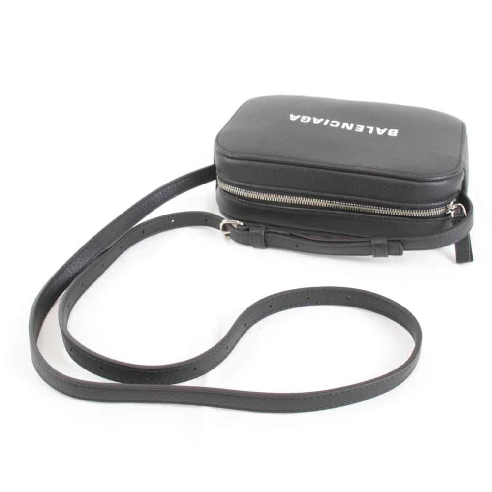 Black Leather Balenciaga Shoulder Bag