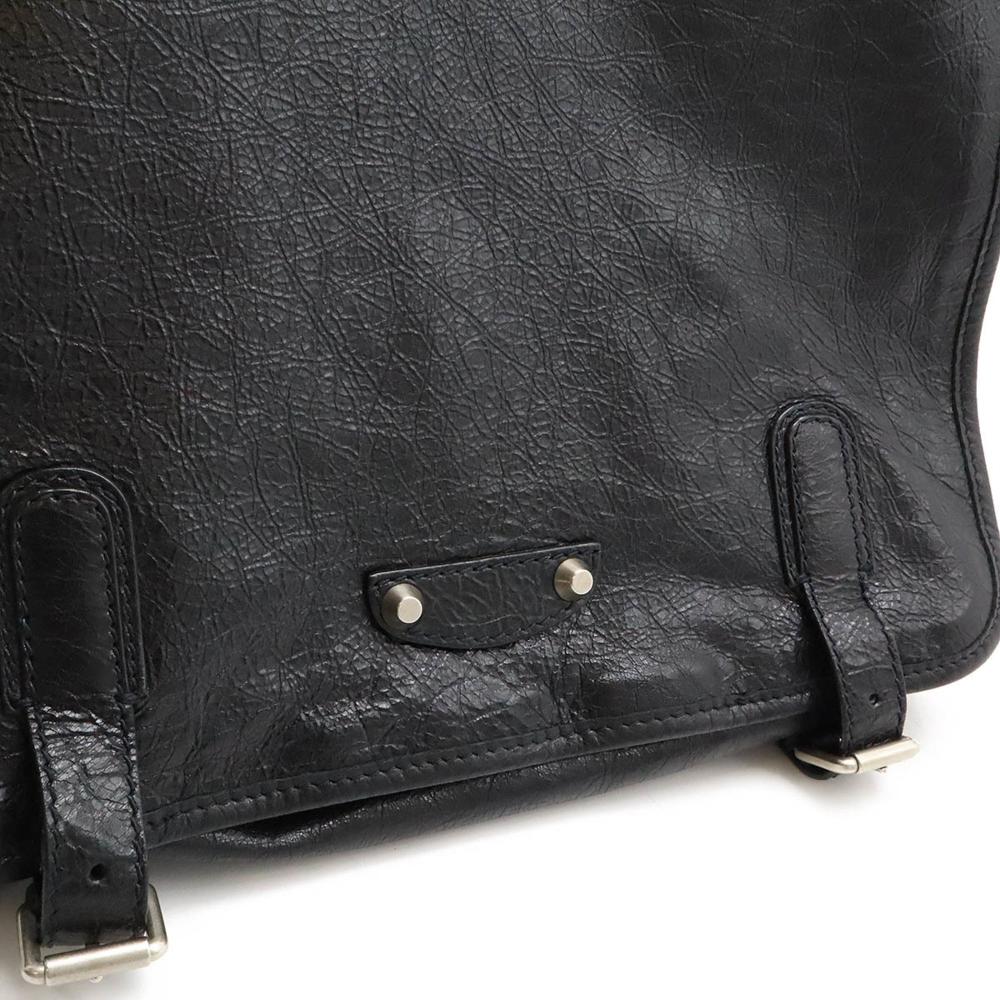 Black Leather Balenciaga Shoulder Bag