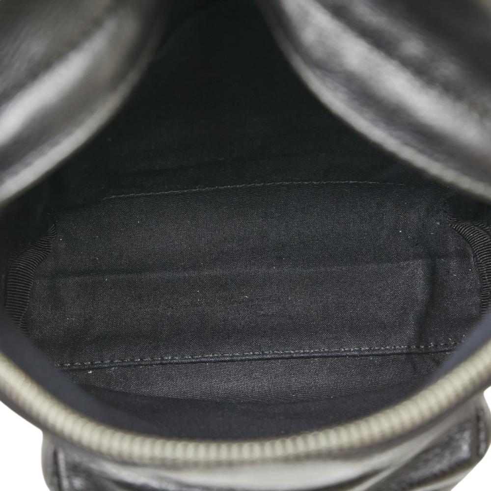 Black Leather Balenciaga Backpack