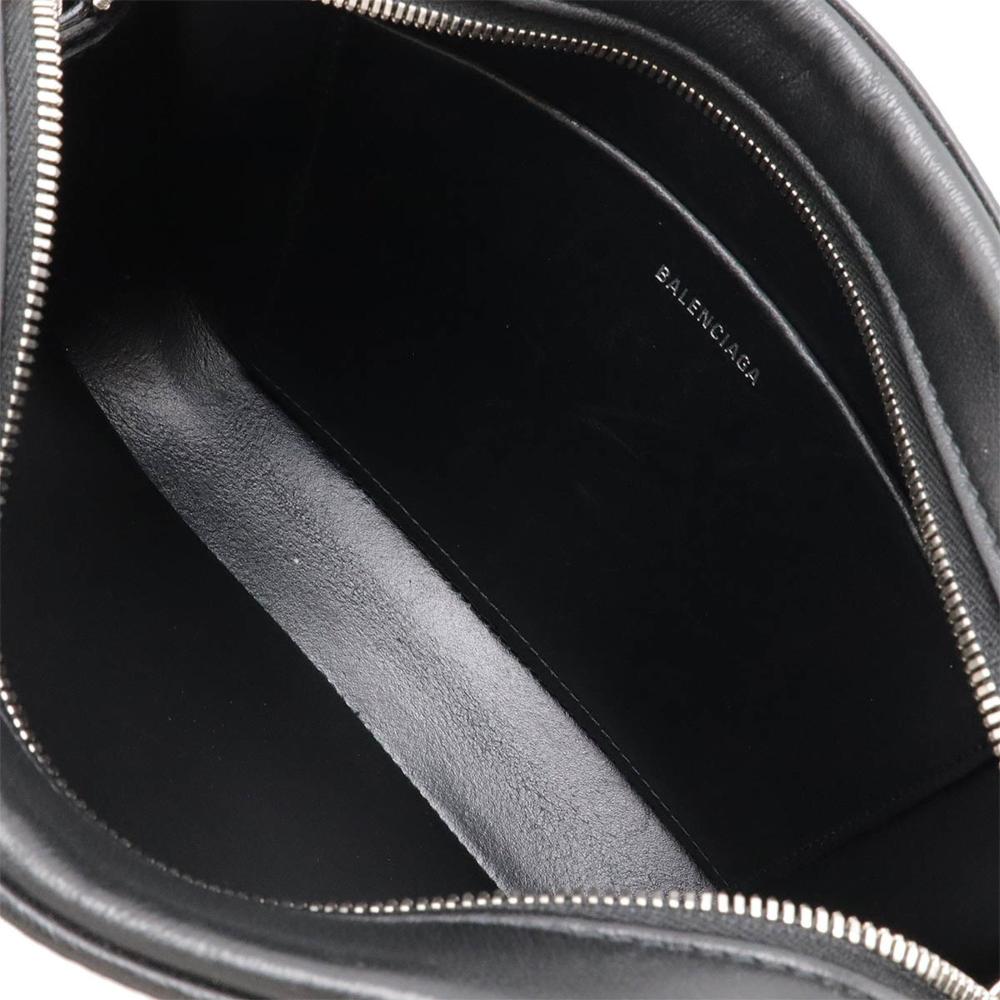 Black Leather Balenciaga Handbag
