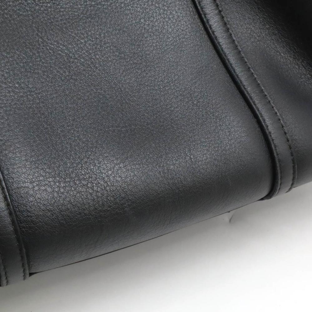 Black Leather Balenciaga Shoulder Bag