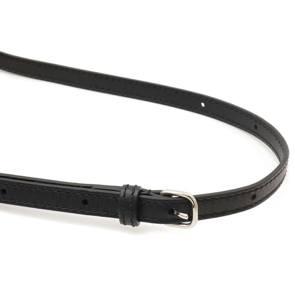 Black Leather Balenciaga Shoulder Bag