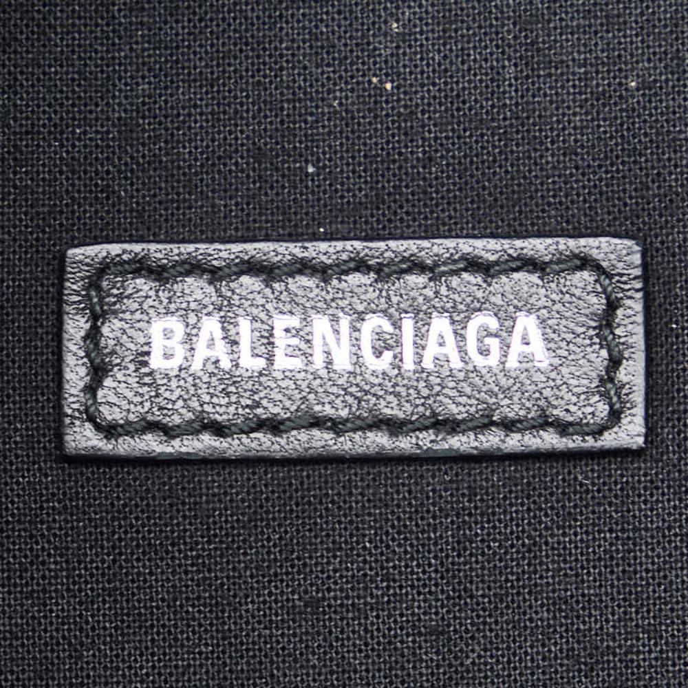 Black Leather Balenciaga Backpack