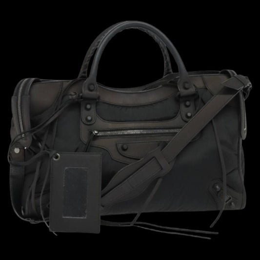 Black Nylon Balenciaga City