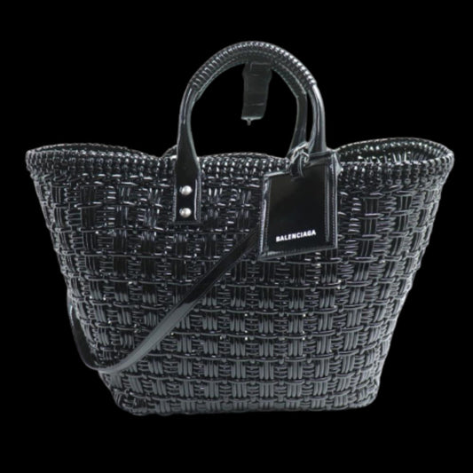 Black Plastic Balenciaga Handbag