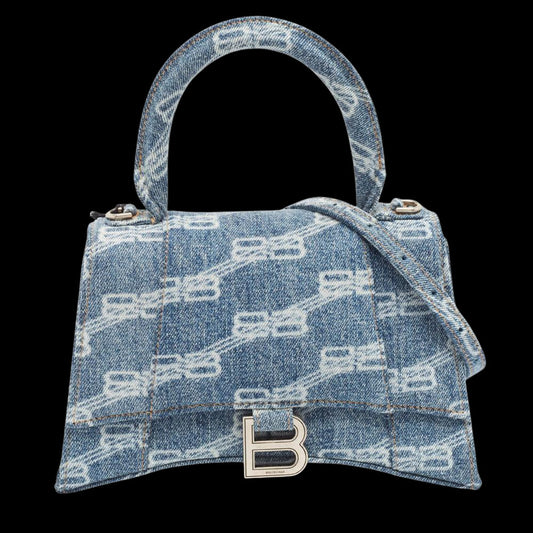 Blue Denim Balenciaga Hourglass