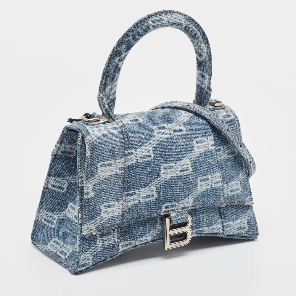 Blue Denim Balenciaga Hourglass