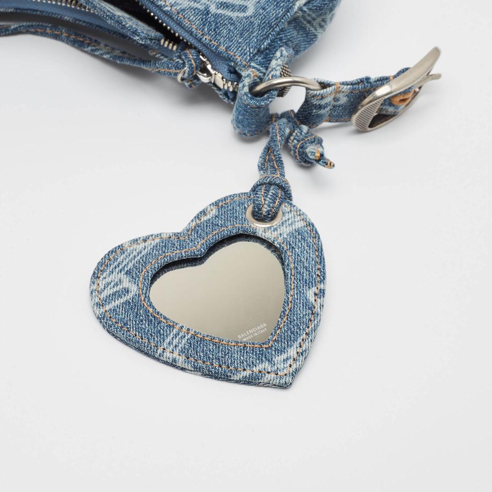 Blue Denim Balenciaga Shoulder Bag