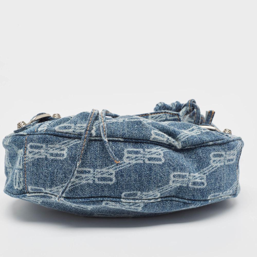 Blue Denim Balenciaga Shoulder Bag