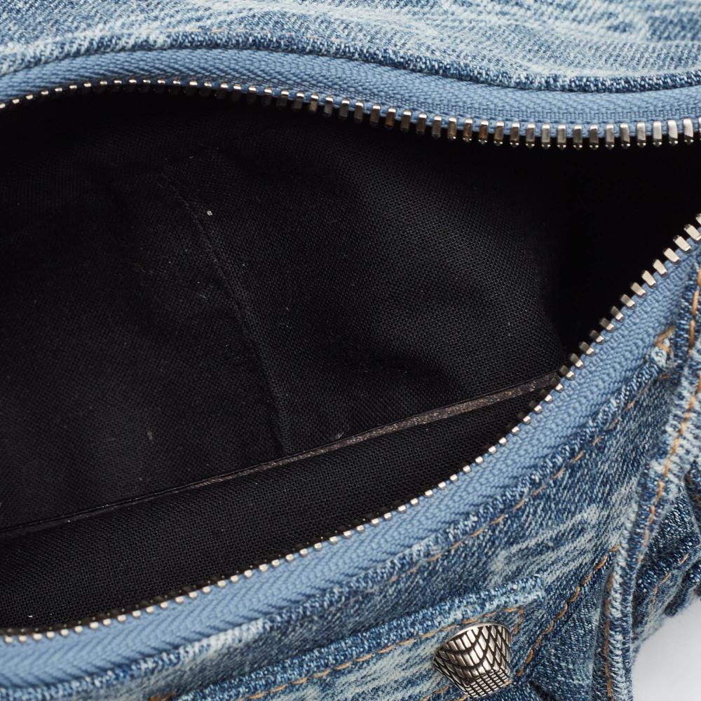 Blue Denim Balenciaga Shoulder Bag