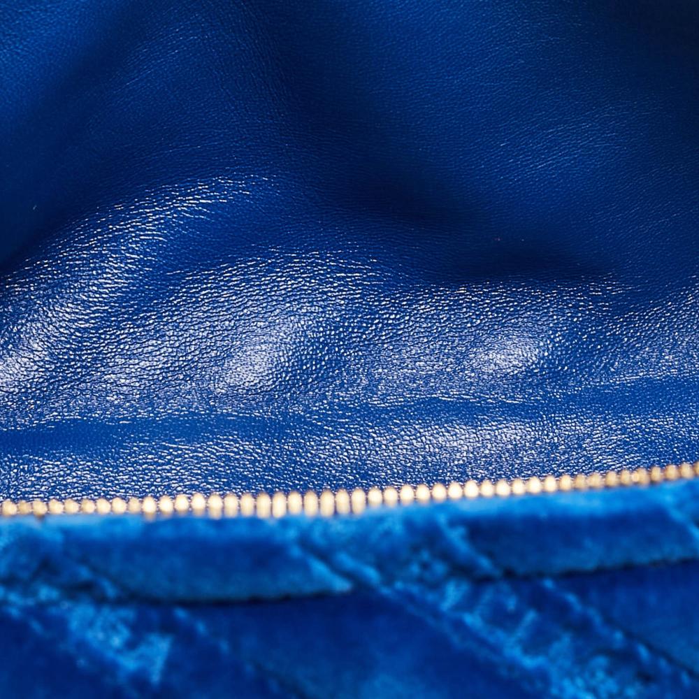 Blue Leather Balenciaga Shoulder Bag